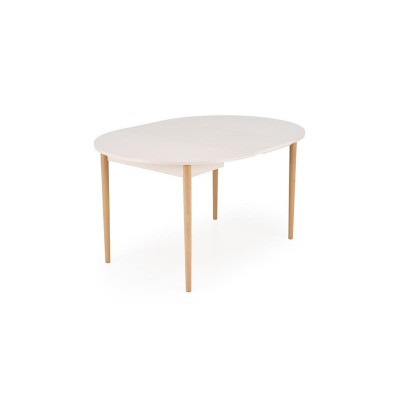 Стол обеденный HALMAR PIVOT кашемир/натуральный 102-142/102